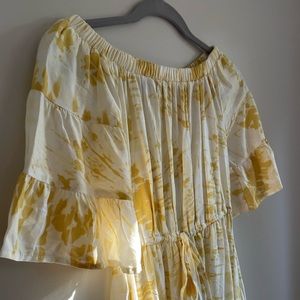 Yellow TieDye Sun Dress